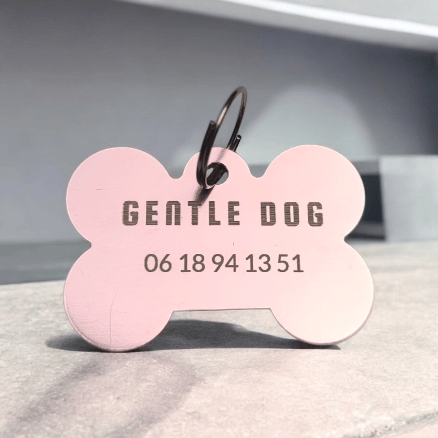 Médaille personnalisée "OS" - Gentle Dog