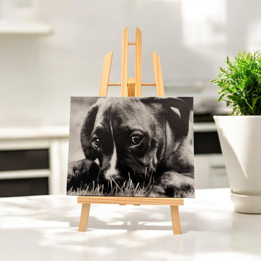 Portait acrylique sur toile - Gentle Dog