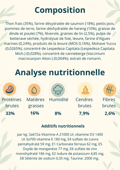 Primordial chat adulte saumon et thon 6 kg - Gentle Dog