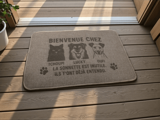Tapis personnalisé - Gentle Dog